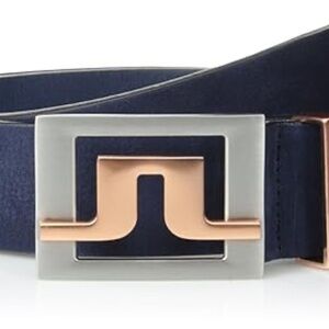 J.Lindeberg Men's Slater Brushed Leather Belt